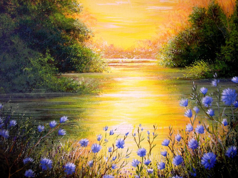 Warm summer evening