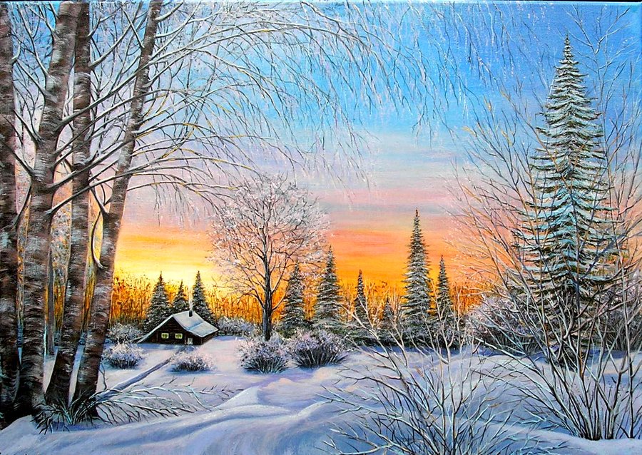 Frosty evening