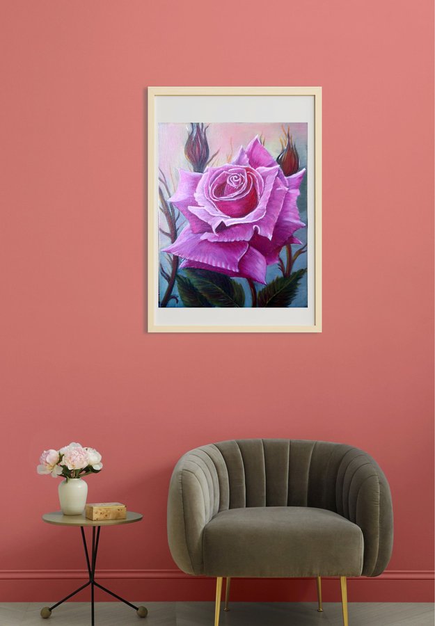 A lonely rose