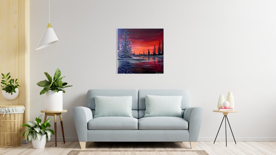 Winter sunset
