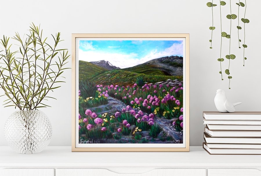 Spring in the mountains