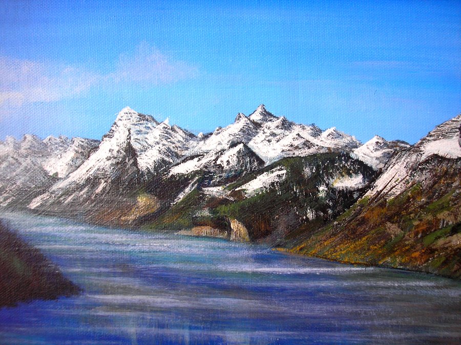 Lake in the mountains