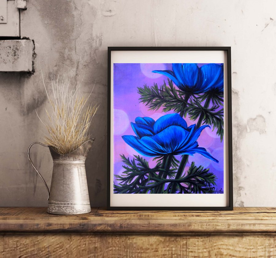 Blue anemone 2