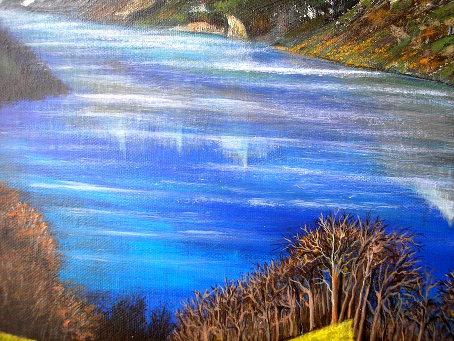 Lake in the mountains