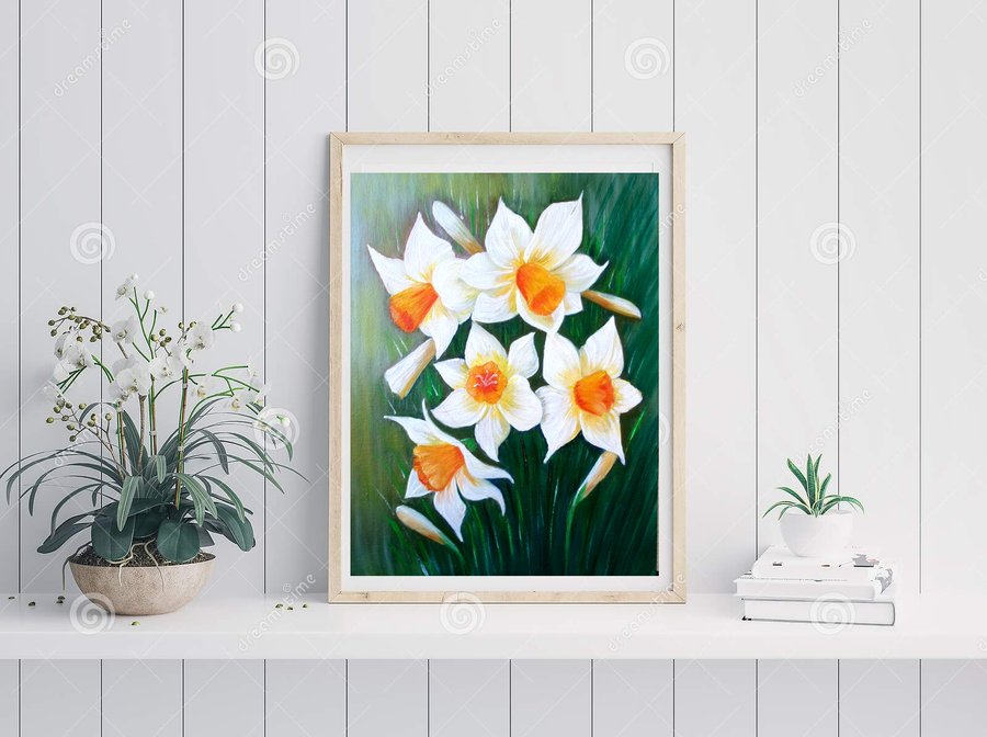 A bouquet of narcissus