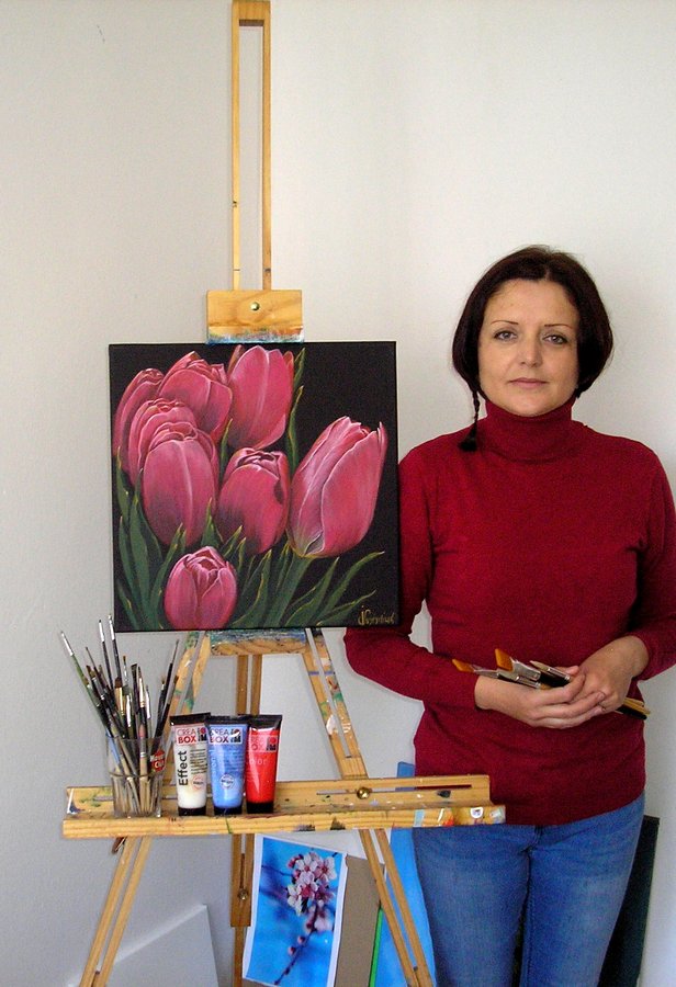 Red tulips