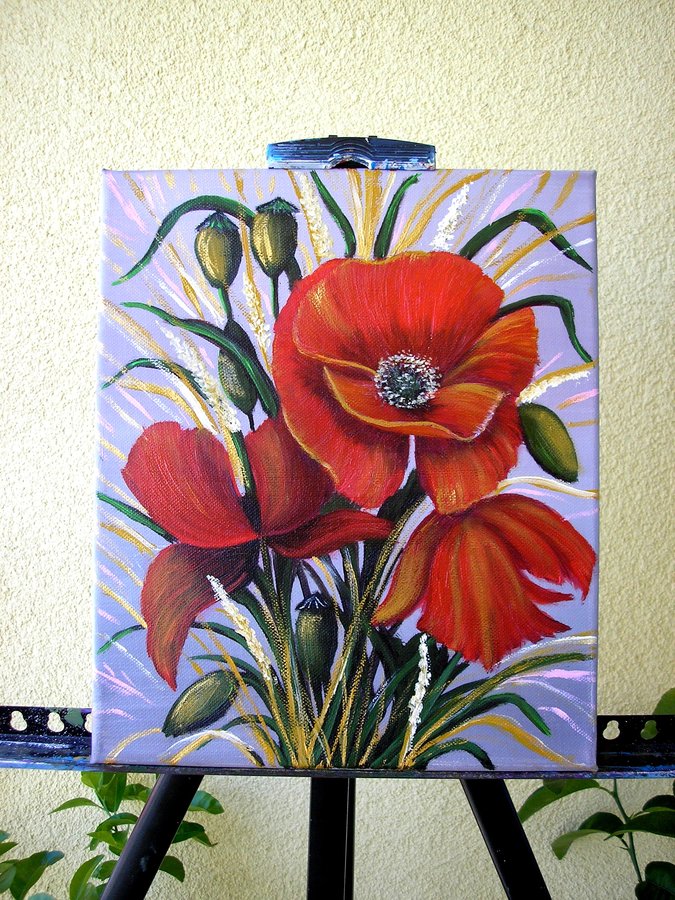 A bunch of poppies
