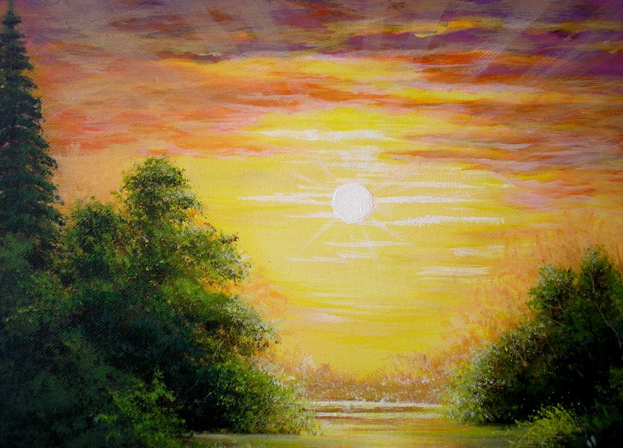 Warm summer evening