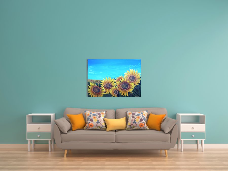 Ukrainian sunflowers